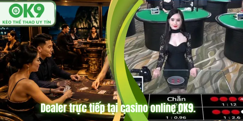 Người chơi theo dõi bàn cược casino trực tiếp.