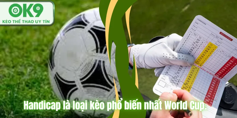 Kinh Nghiệm Soi Kèo World Cup Chuẩn Chuyên Gia Handicap là loại kèo phổ biến nhất World Cup.