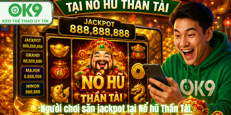 Nổ Hũ Thần Tài Đổi Thưởng Hot Nhất Tại OK9 Người chơi săn jackpot tại Nổ hũ Thần Tài.