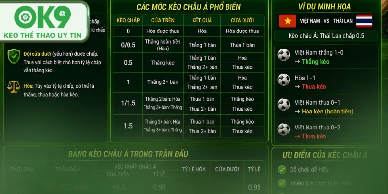 Kèo Châu Á Là Gì? Hướng Dẫn Chơi Hiệu Quả kèo châu á ok9