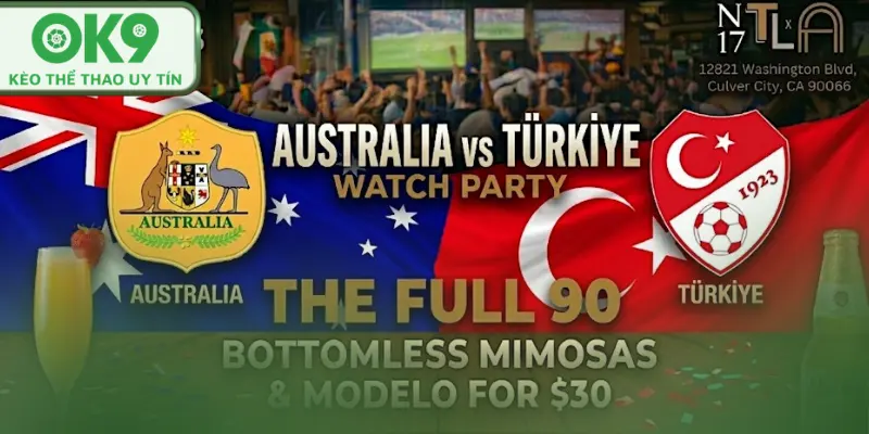 Nhận Định Kèo Australia vs Türkiye Trận Đấu Của Tuyến Giữa 14/6/2026 Australia vs Türkiye